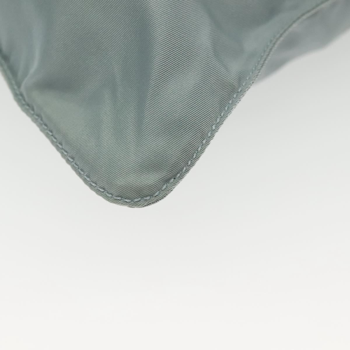 Prada Flat Messenger Bag Tessuto, Blue, Nylon, Shoulder Bag
