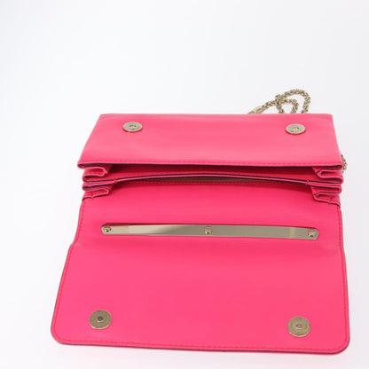 Valentino Garavani Va Va Voom Clutch Leather, Pink, Leather, Shoulder Bag