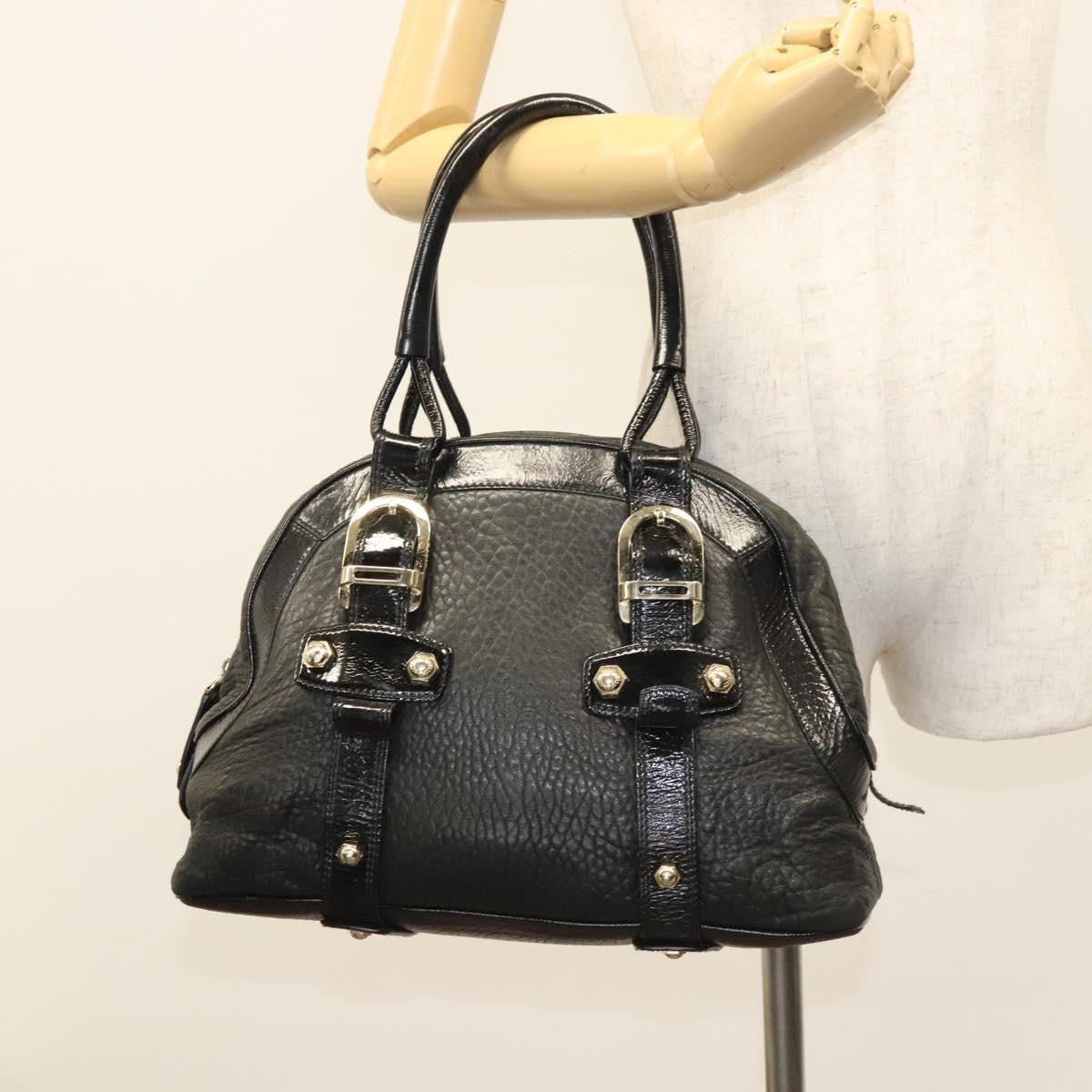Bally Vintage Shoulder Bag Leather, BLACK, LEATHER, Shoulder bag