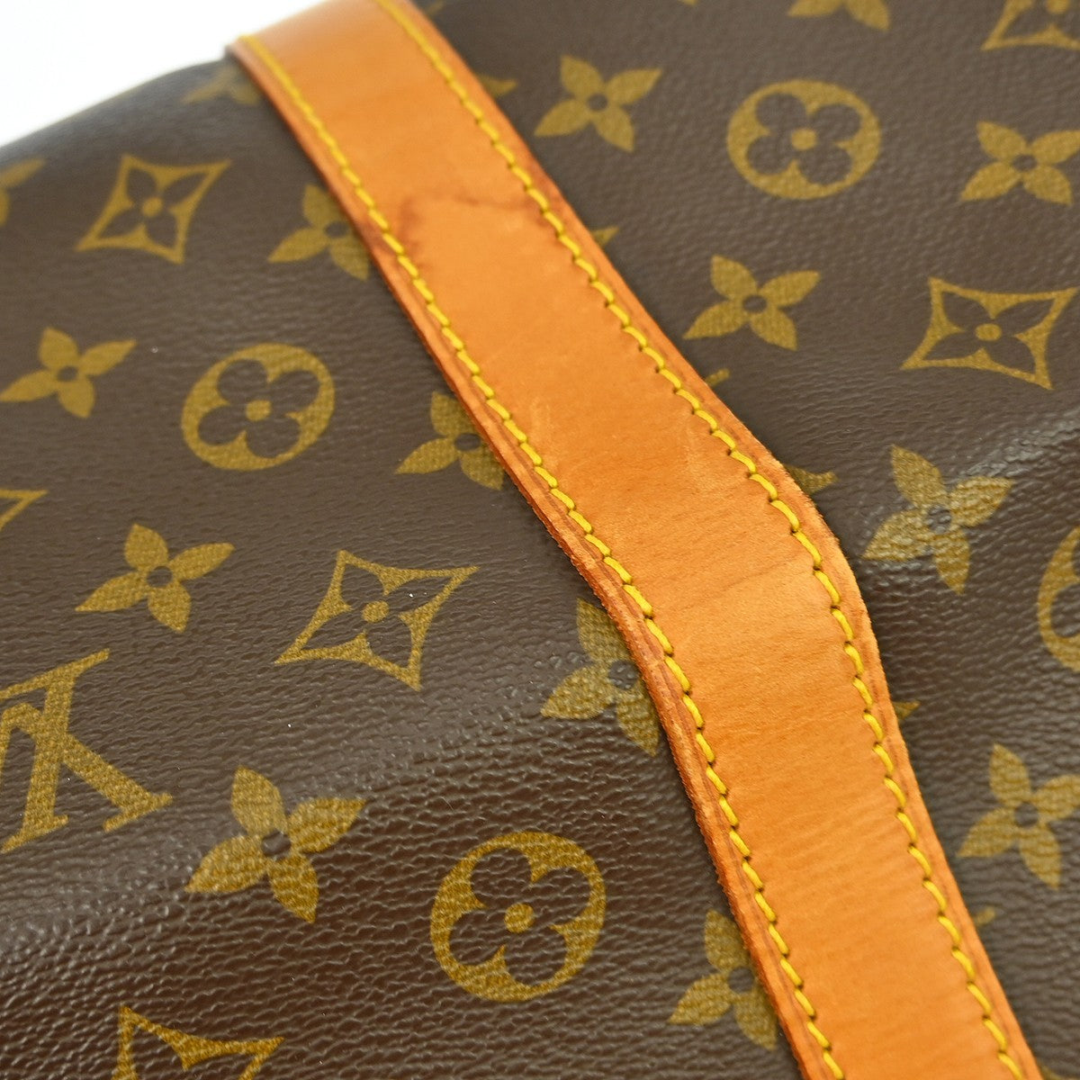 Louis Vuitton Keepall Bag Monogram Canvas, Brown, Canvas, Travel Bag