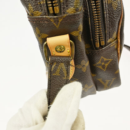 Louis Vuitton Nil Messenger Bag Monogram Canvas, BROWN, CANVAS, Shoulder bag