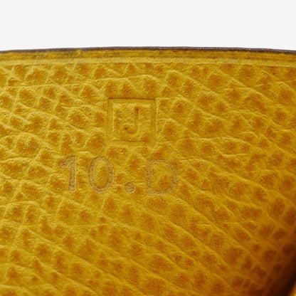 Hermes Bearn Wallet Epsom, YELLOW, LEATHER, Wallets