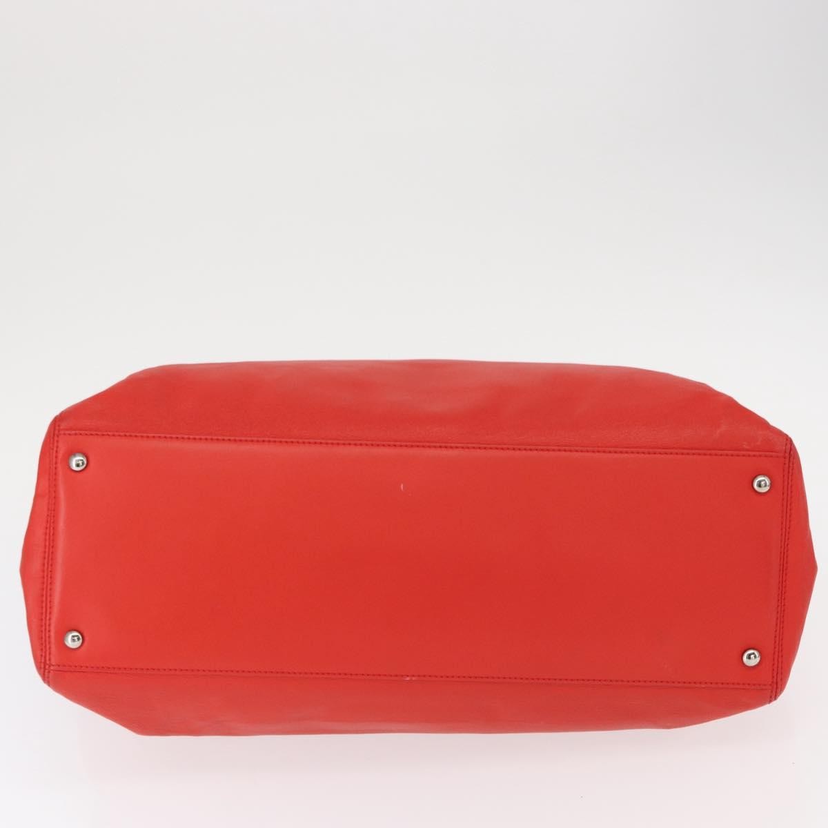 Chanel Cerf Executive Tote Leather, RED, LEATHER, Tote bag