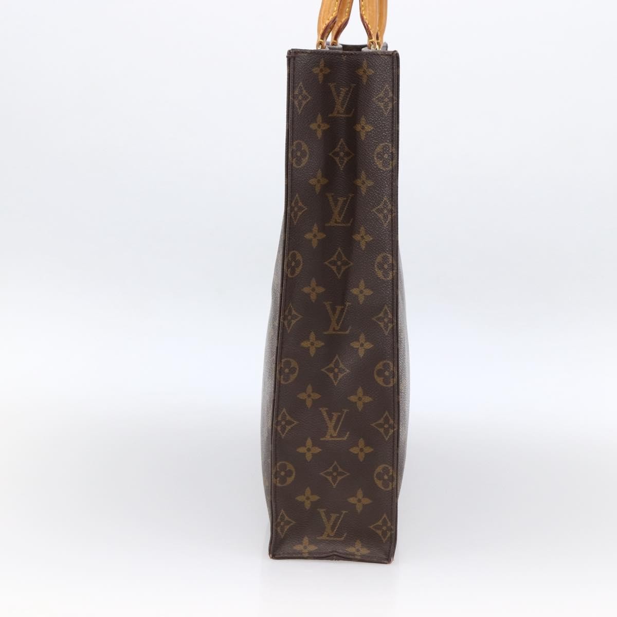 Louis Vuitton Vintage Sac Plat Bag Monogram Canvas, BROWN, CANVAS, Tote bag