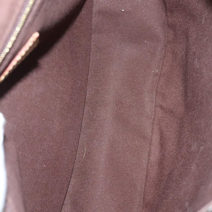 Louis Vuitton Menilmontant Handbag Monogram Canvas, BROWN, CANVAS, Shoulder bag