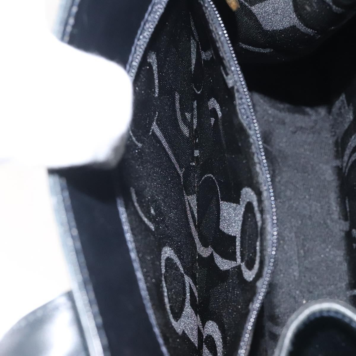 Salvatore Ferragamo Convertible Vara Bow Tote Leather, NAVY, LEATHER, Tote bag