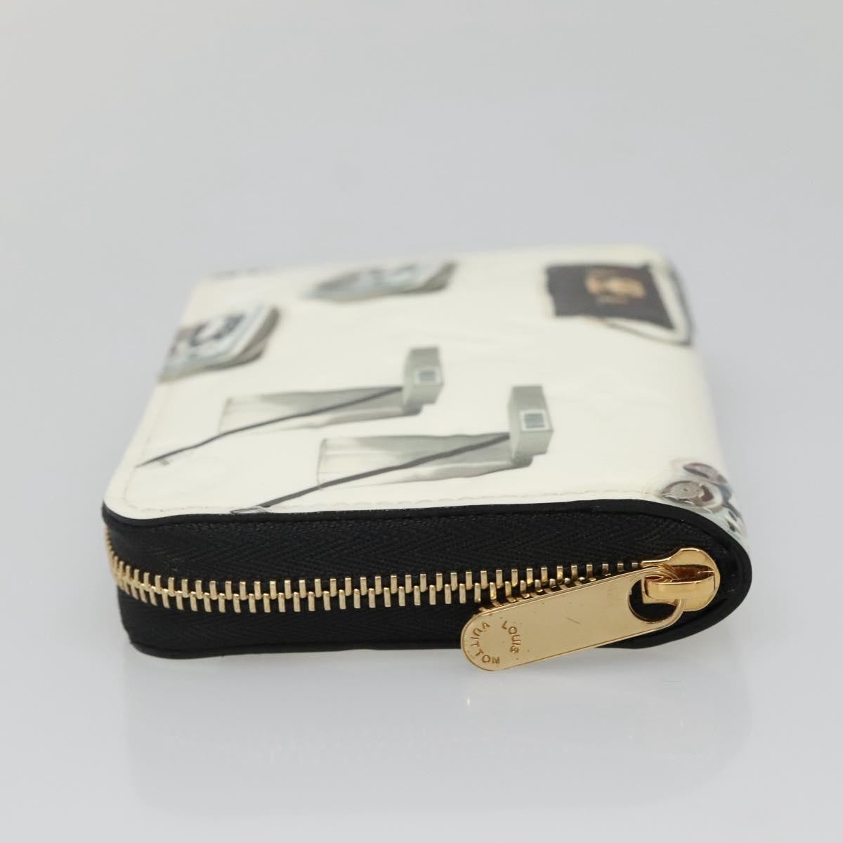 Louis Vuitton Nicolas Ghesquière Zippy Wallet Patent Monogram, WHITE, PATENT_LEATHER, Wallets