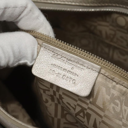 Salvatore Ferragamo Marisa Satchel Leather, SILVER, LEATHER, Shoulder bag