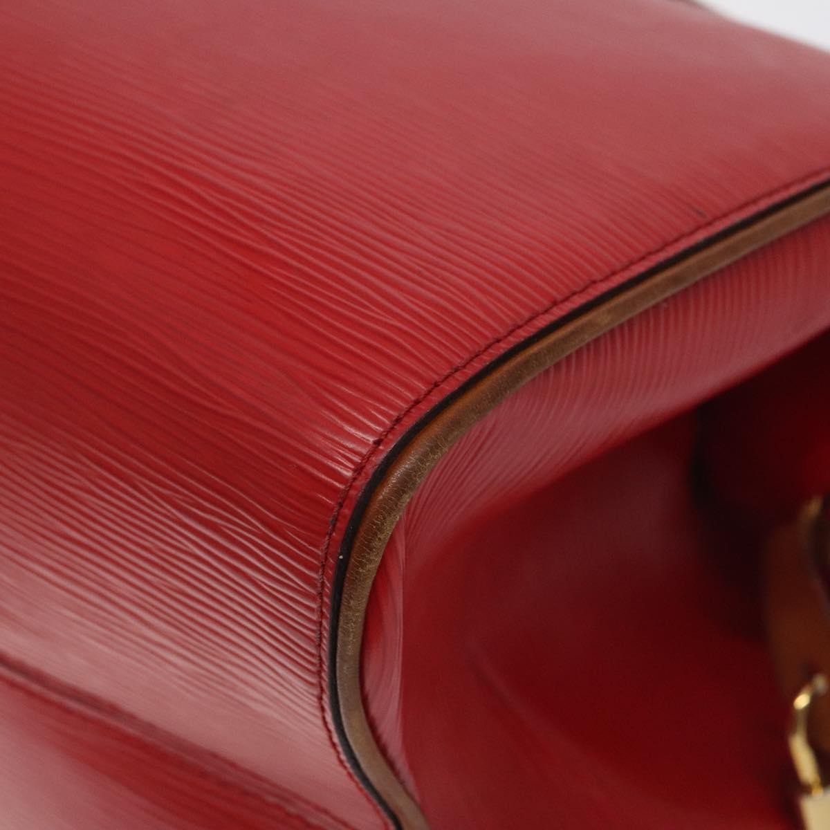 Louis Vuitton Doc Handbag Epi Leather, RED, LEATHER, Handbag