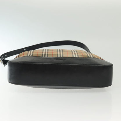 Burberry Shoulder Bag Nova Check Canvas, BEIGE, CANVAS, Shoulder bag