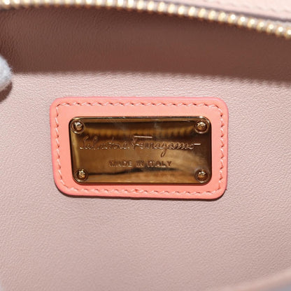 Salvatore Ferragamo Sofia Satchel Leather, PINK, LEATHER, Handbag