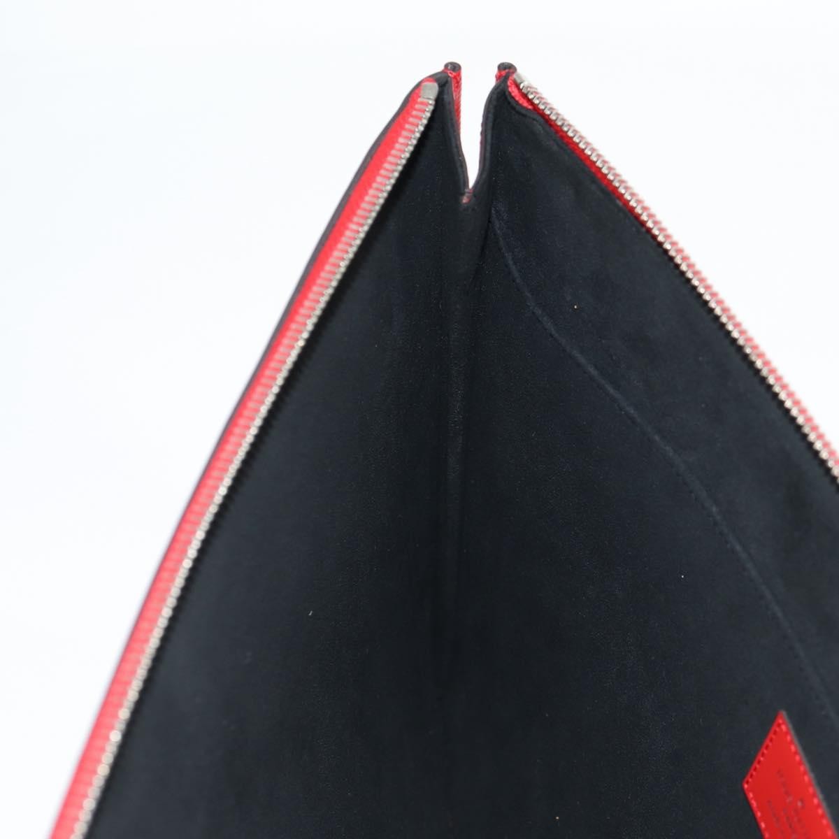 Louis Vuitton Pochette Jour Limited Edition Supreme Epi Leather, RED, LEATHER, Clutche & pouche