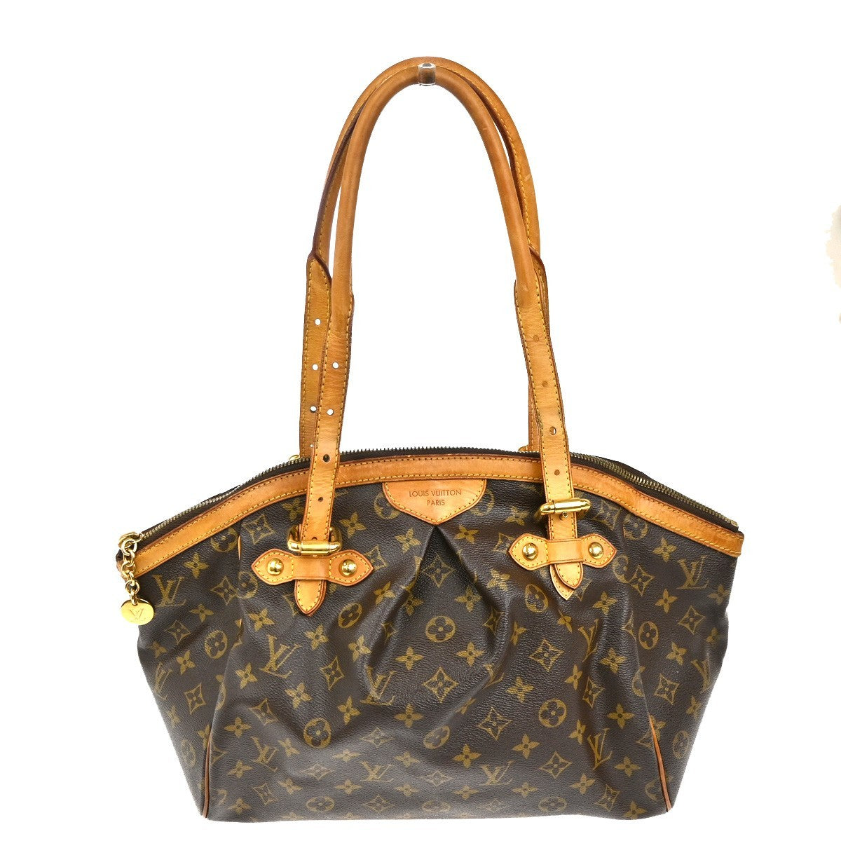 Louis Vuitton Tivoli Handbag Monogram Canvas, BROWN, CANVAS, Shoulder bag