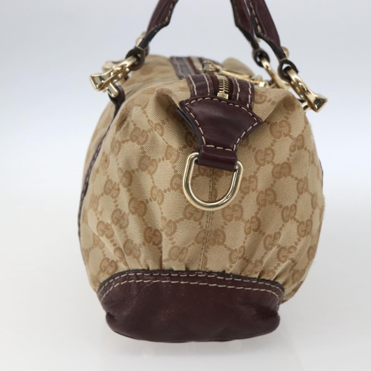 Gucci Vintage Handbag GG Canvas, BEIGE, CANVAS, Handbag