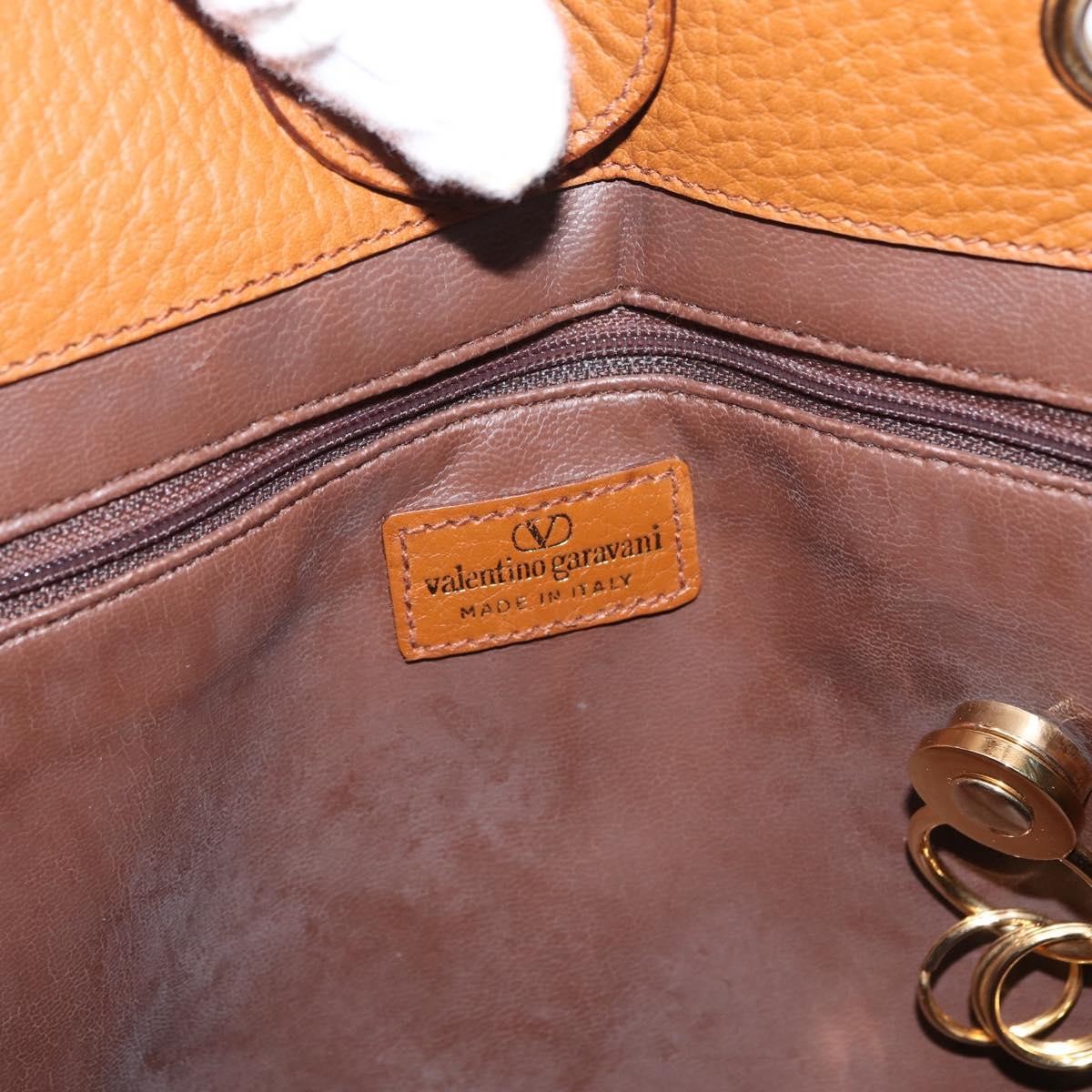 Valentino Garavani Vintage shoulder bag Leather, BROWN, LEATHER, Shoulder bag