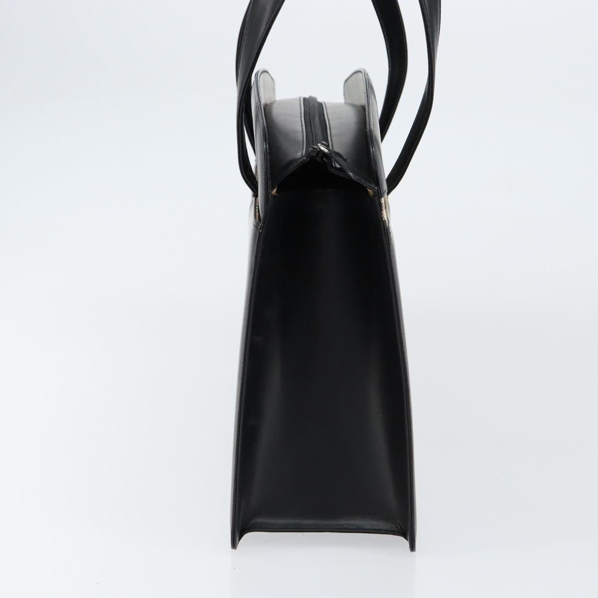Burberry Vintage Handbag Leather, BLACK, LEATHER, Handbag