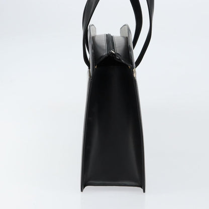 Burberry Vintage Handbag Leather, BLACK, LEATHER, Handbag