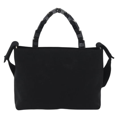 Salvatore Ferragamo Vintage Handbag Canvas, Black, Canvas, Handbag