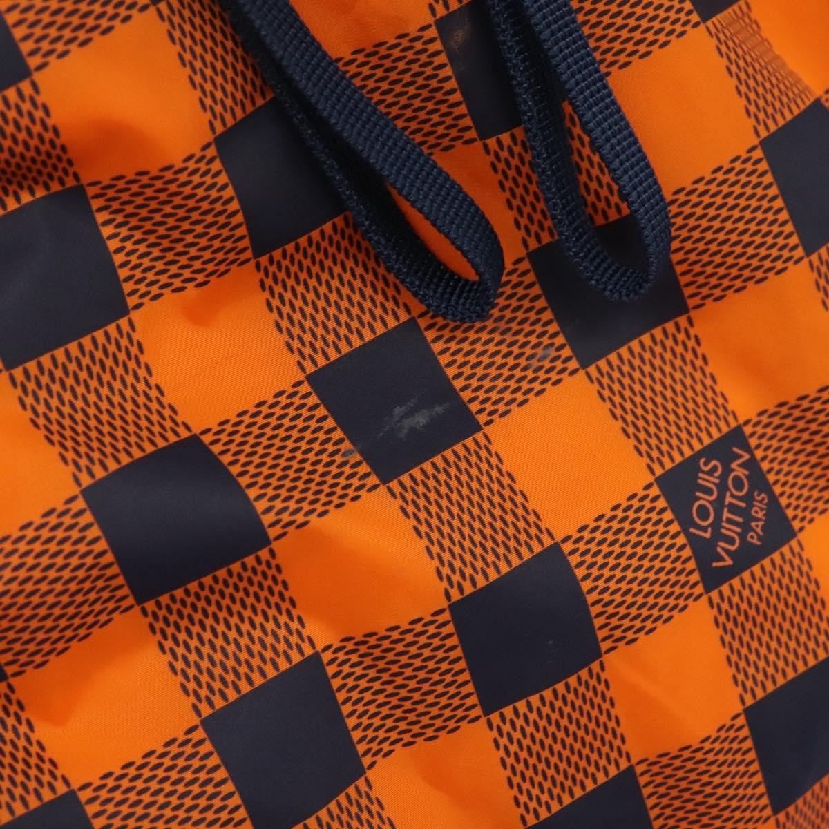 Louis Vuitton Aventure Backpack Damier Nylon, Orange, Nylon, Backpack