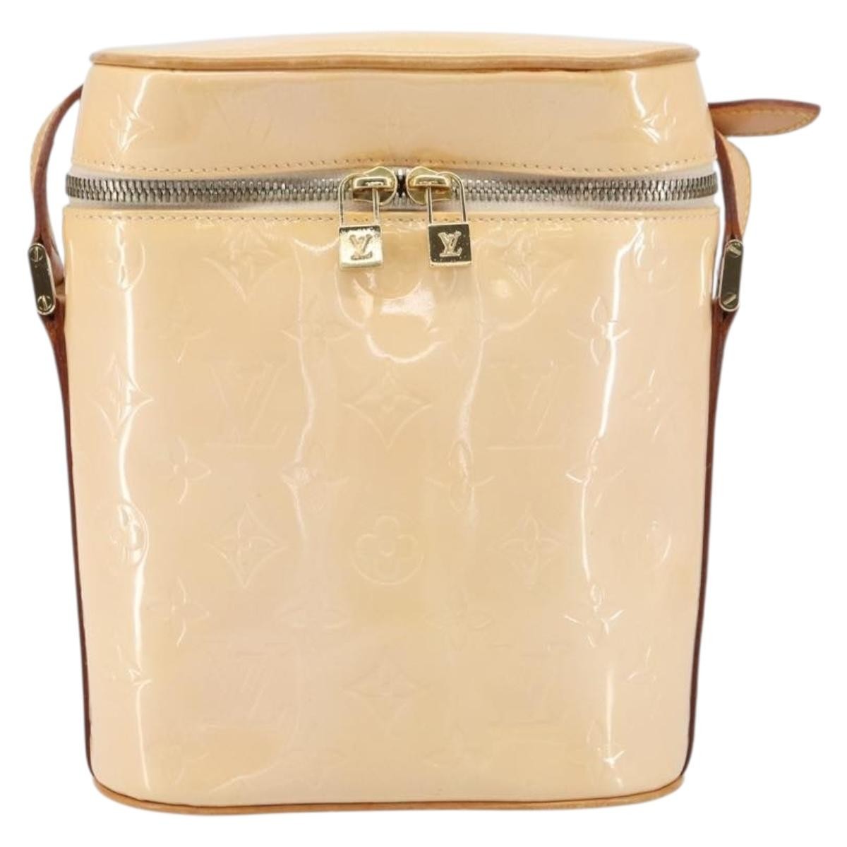Louis Vuitton Sullivan Handbag Monogram Vernis, Pink, Patent Leather, Shoulder Bag