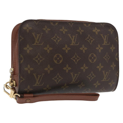 Louis Vuitton Pochette Orsay Monogram Canvas, BROWN, CANVAS, Clutche & pouche