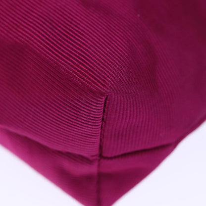 Celine Circle Logo Pouch Nylon, PINK, NYLON, Clutche & pouche