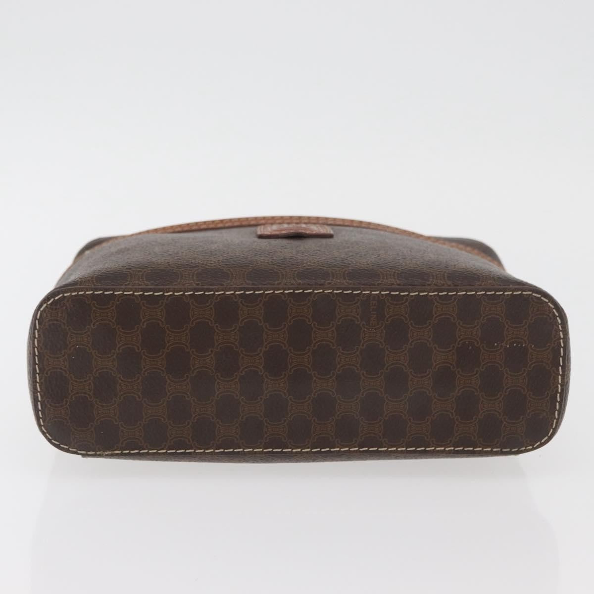 Celine Macadam Vanity Bag Canvas, Brown, Canvas, Clutch