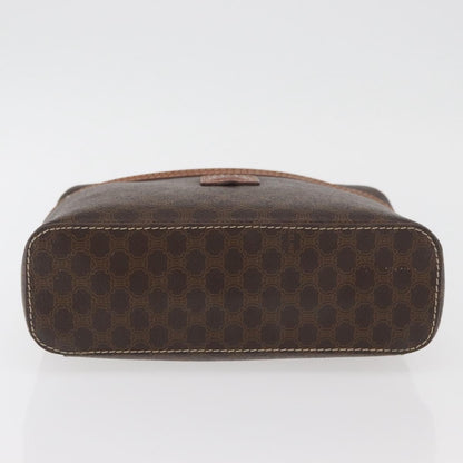 Celine Macadam Vanity Bag Canvas, Brown, Canvas, Clutch