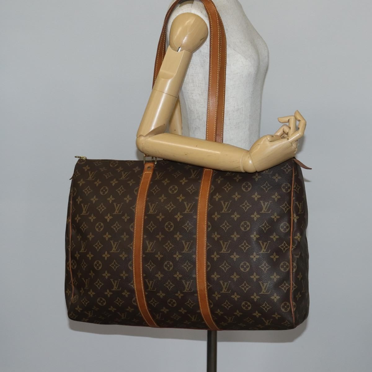 Louis Vuitton Flanerie Handbag Monogram Canvas, BROWN, CANVAS, Handbag