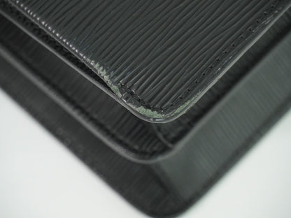 Louis Vuitton Neo Robusto 2 Briefcase Taiga Leather, BLACK, LEATHER, Briefcase