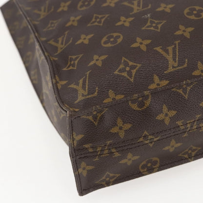 Louis Vuitton Vintage Sac Plat Bag Monogram Canvas, BROWN, CANVAS, Tote bag