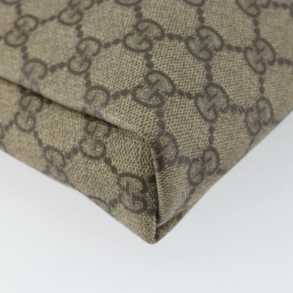 Gucci Flap Messenger GG Coated Canvas, BEIGE, PVC, Shoulder bag