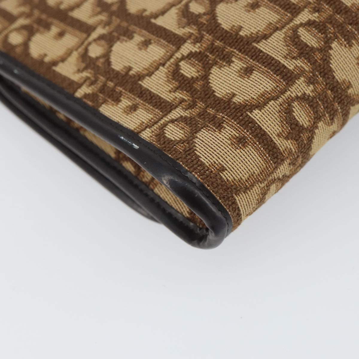 Christian Dior Vintage Trotteur Chain shoulder bag Canvas, BEIGE, CANVAS, Shoulder bag