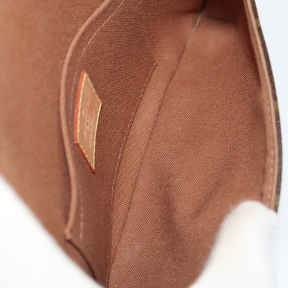 Louis Vuitton Pochette Marrell Monogram Canvas, BROWN, CANVAS, Clutche & pouche
