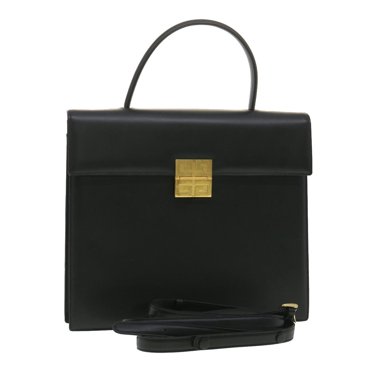 Givenchy 4G Vertical Crossbody Bag Leather, BLACK, LEATHER, Handbag