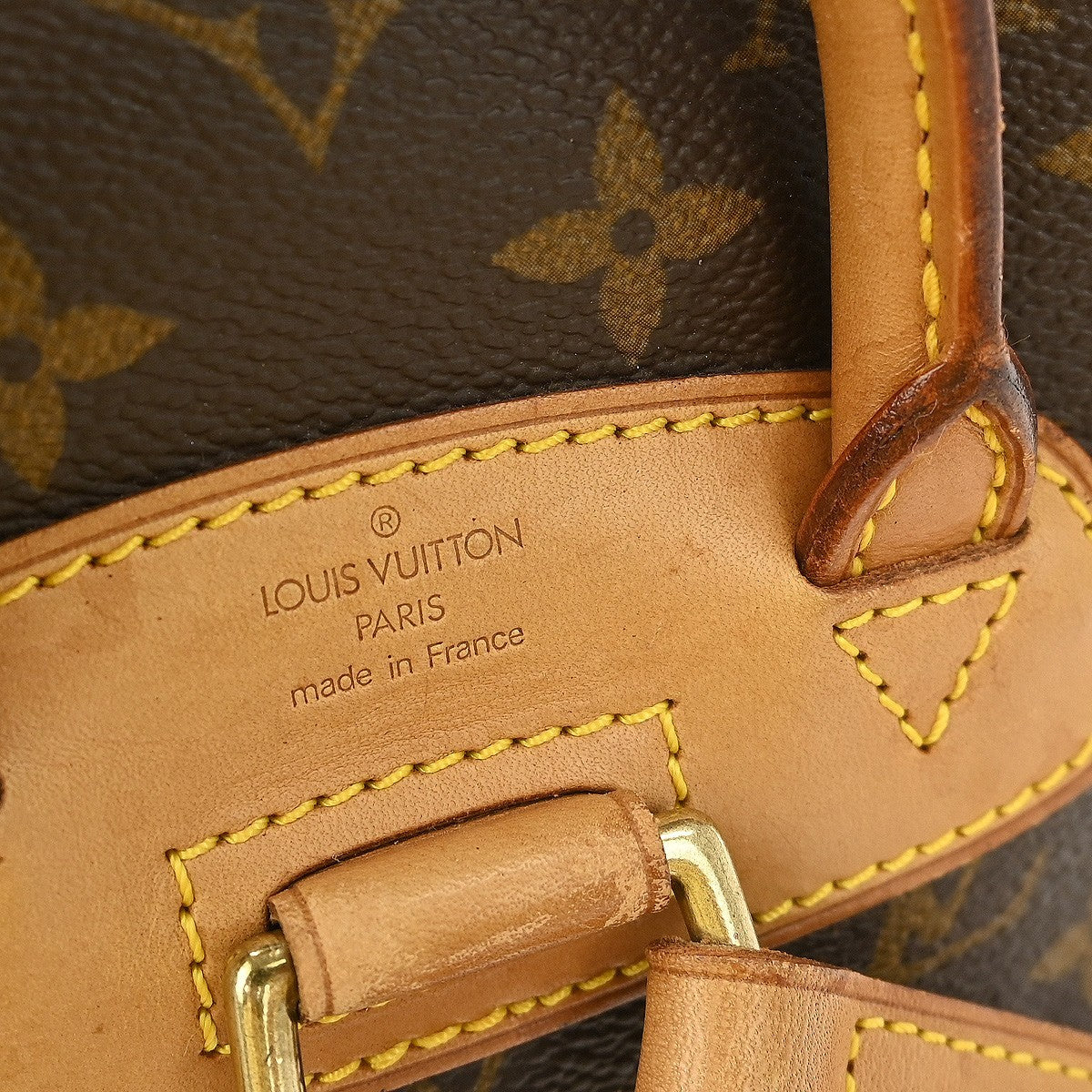 Louis Vuitton Montsouris Backpack Monogram Canvas, BROWN, CANVAS, Backpack