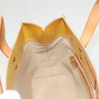 Louis Vuitton Reade Handbag Monogram Vernis, Yellow, Patent Leather, Handbag