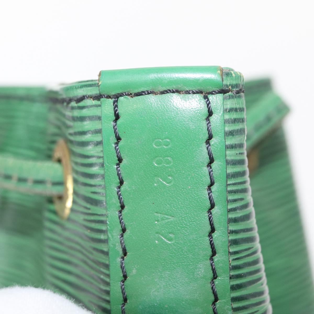 Louis Vuitton Noe Handbag Epi Leather, GREEN, LEATHER, Shoulder bag