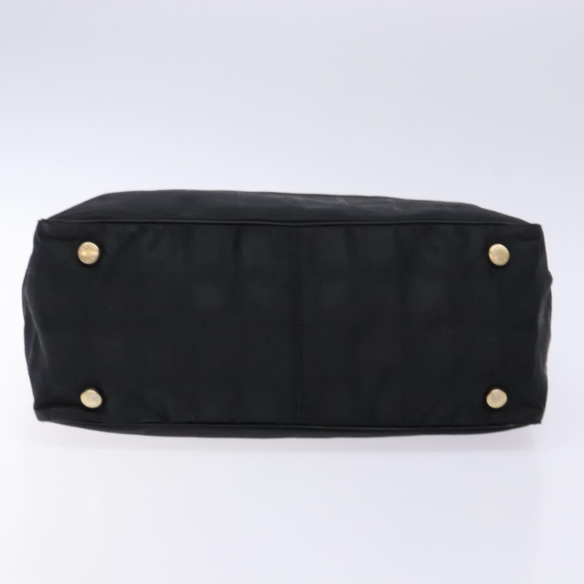 Chanel Travel Line Tote Nylon, BLACK, NYLON, Travel bag