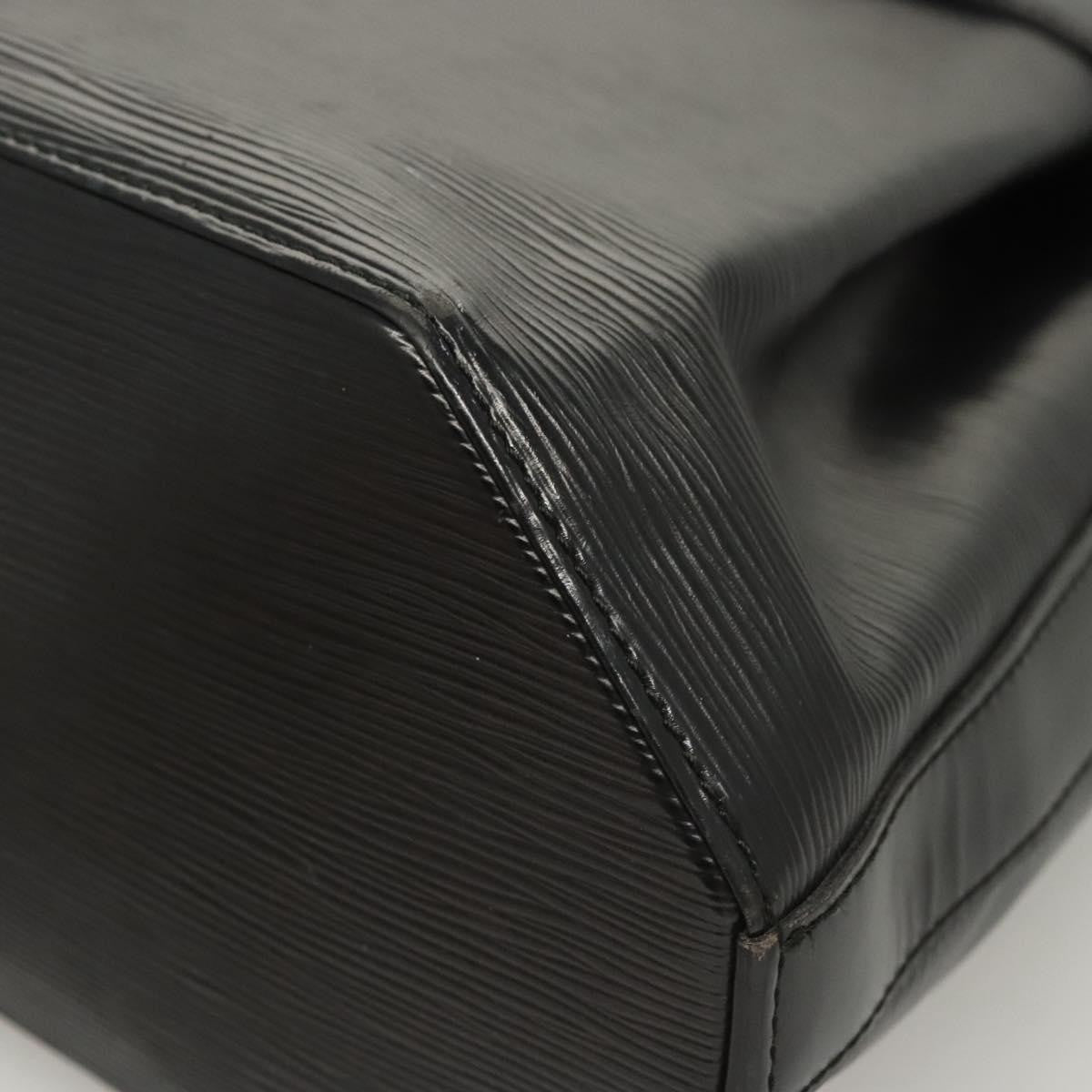 Louis Vuitton Vintage Sac d'Epaule Handbag Epi Leather, BLACK, LEATHER, Handbag