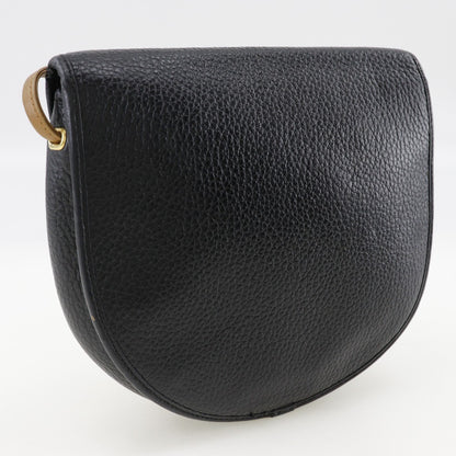 Christian Dior CD Shoulder bag Leather, BLACK, LEATHER, Shoulder bag