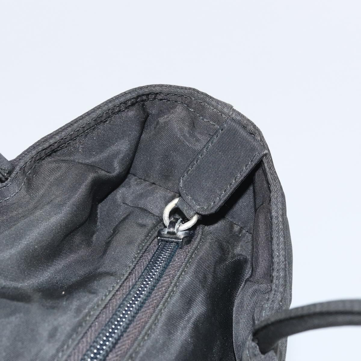 Prada Vintage Tote Nylon, BLACK, NYLON, Tote bag