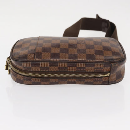 Louis Vuitton Pochette Gange Damier, Brown, Canvas, Clutch