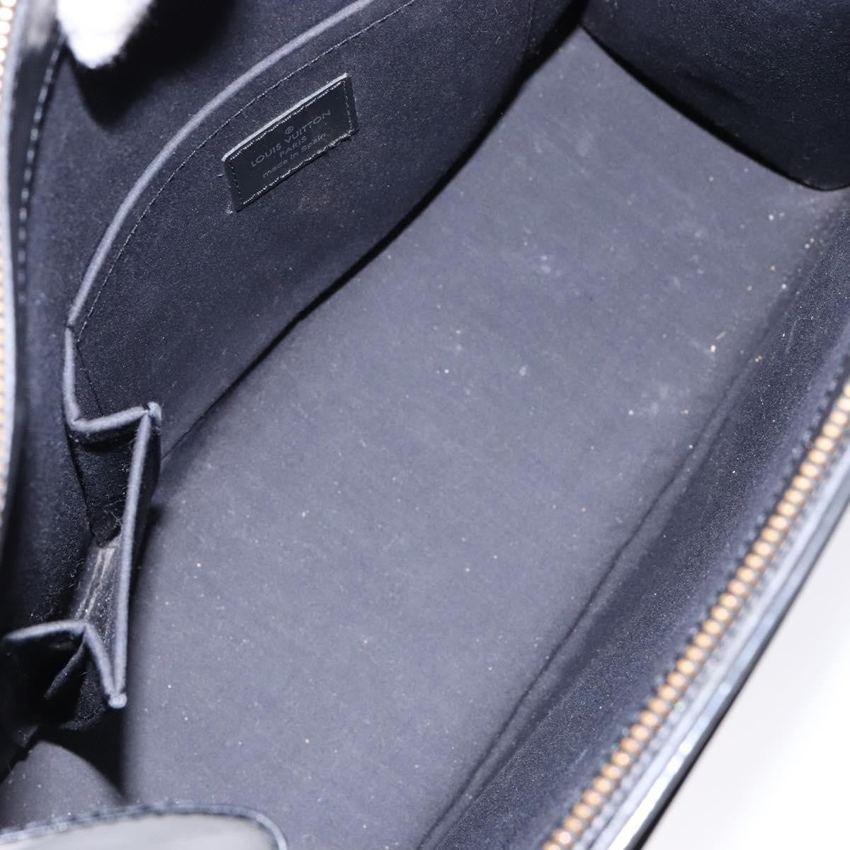 Louis Vuitton Croisette Handbag Epi Leather, BLACK, LEATHER, Tote bag