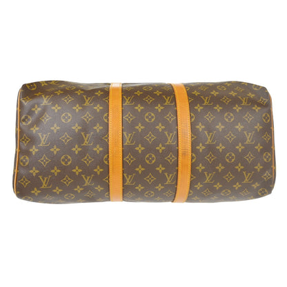 Louis Vuitton Keepall Bag Monogram Canvas, Brown, Canvas, Travel Bag