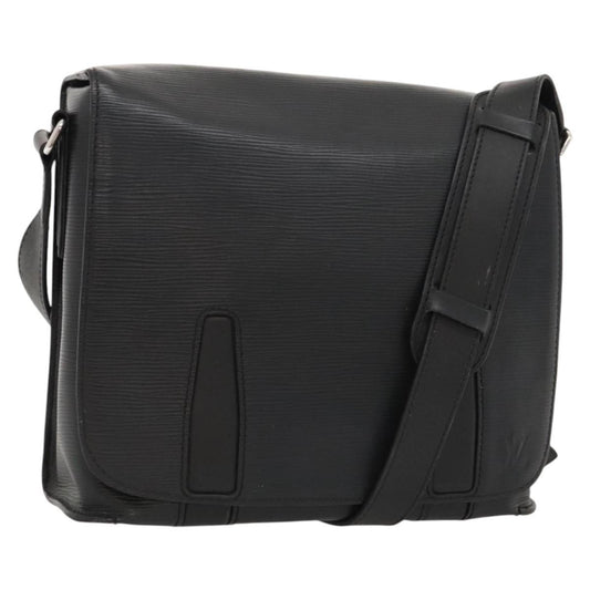 Louis Vuitton Harrington Messenger Bag Epi Leather, BLACK, LEATHER, Crossbody bag