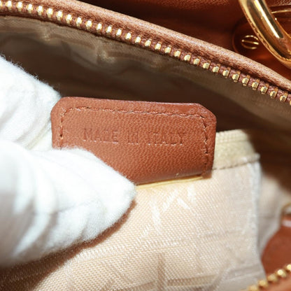Christian Dior Vintage Lady Dior Bag Cannage Quilt Lambskin, BROWN, LEATHER, Handbag