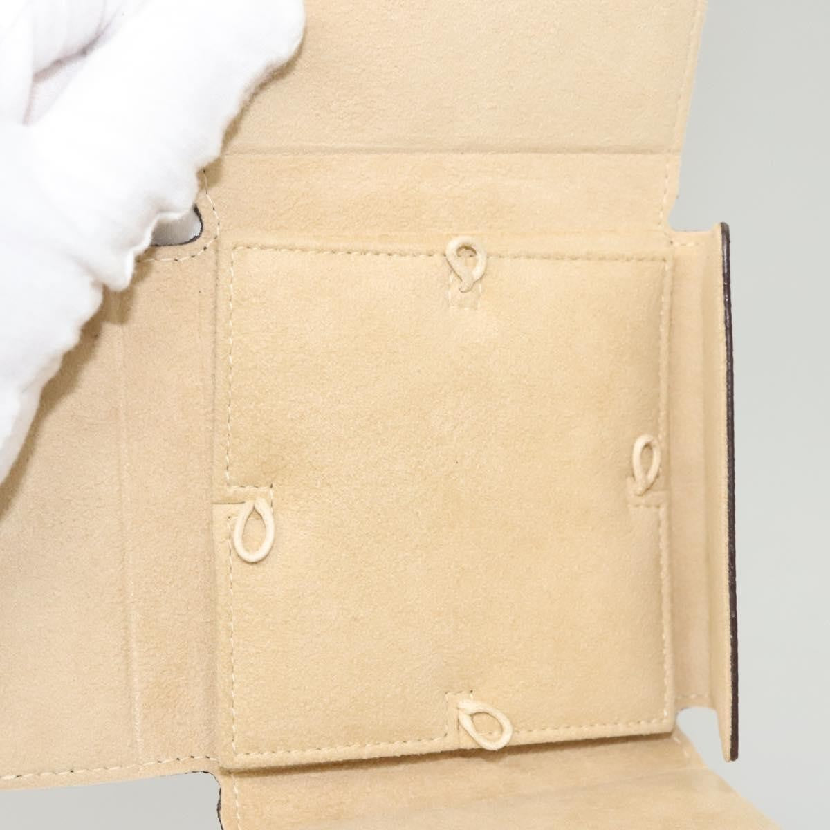 Louis Vuitton CASE JEWELRY BOX Canvas, BROWN, CANVAS, Wallets