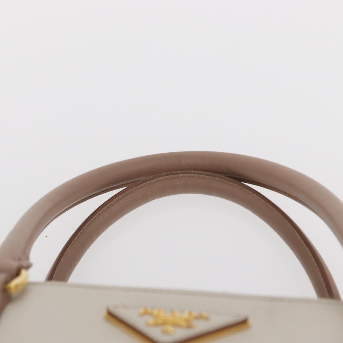 Prada Bicolor Double Zip Lux Tote Saffiano Leather, PINK, LEATHER, Handbag
