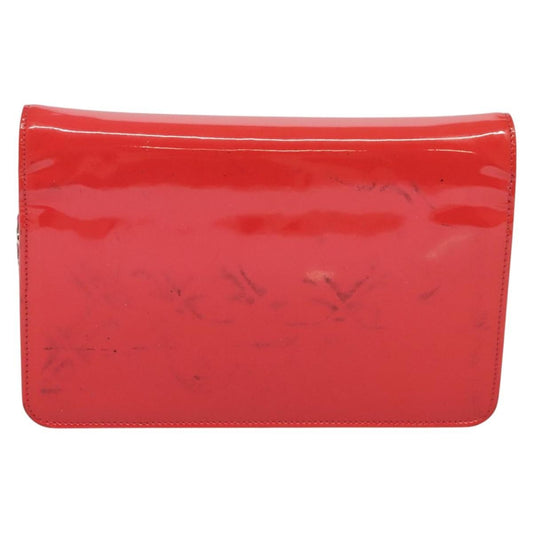 Chanel CC Logo Wallet on Chain Patent, PINK, PATENT_LEATHER, Shoulder bag